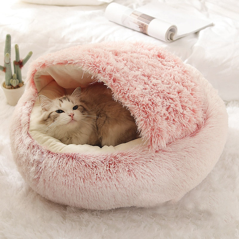 Soft 2-in-1 pet bed from My Store with cozy cushioning and removable cover, ideal for small dogs and cats.