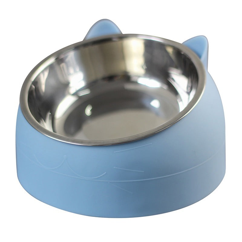 Ceramic cat bowl from My Store with a wide, shallow design for easy feeding and drinking for pets.