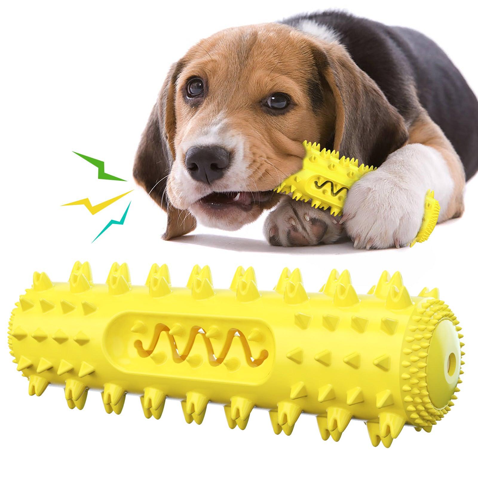 Dog Hugs Cat Pet Dental Delight interactive dog toothbrush and teething toy for effective dental care and soothing teething relief.