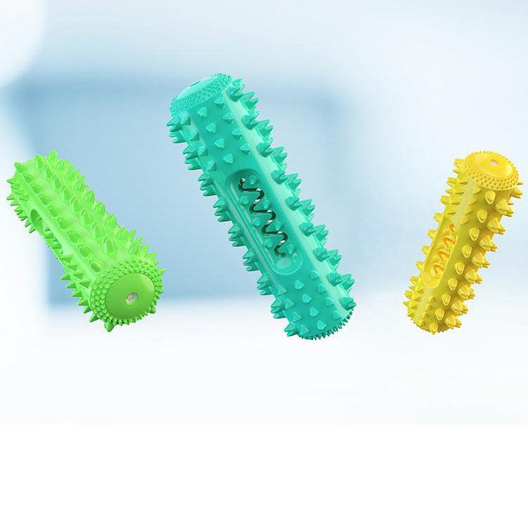 Dog Hugs Cat Pet Dental Care interactive dog toothbrush and teething toy for dental hygiene and teething relief.