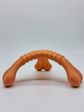 Tri-Bone XL pet toy from Toys N Treats Box, durable rubber chew toy for dogs with multiple textured sections.