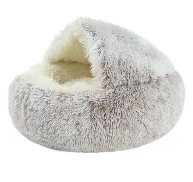 Soft 2-in-1 pet bed by My Store featuring cozy cushioning and a versatile design for small dogs and cats.