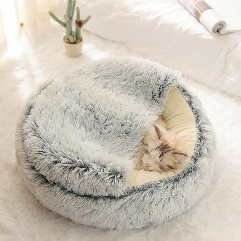 Soft 2-in-1 pet bed by My Store with cozy cushioning and a removable cover, ideal for dogs and cats.