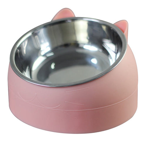 Ceramic cat bowl from My Store for feeding pets, with a round shape and colorful design, suitable for cats' food and water.
