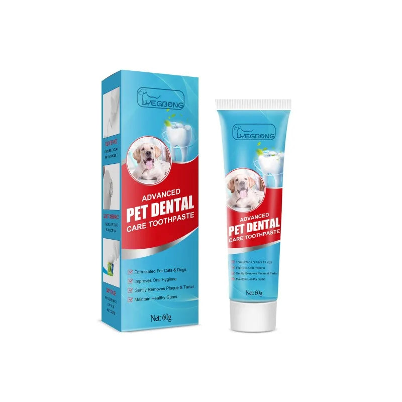 Pet Essentials Hub pet toothpaste for cats and dogs, dental care formula in a tube for oral hygiene.