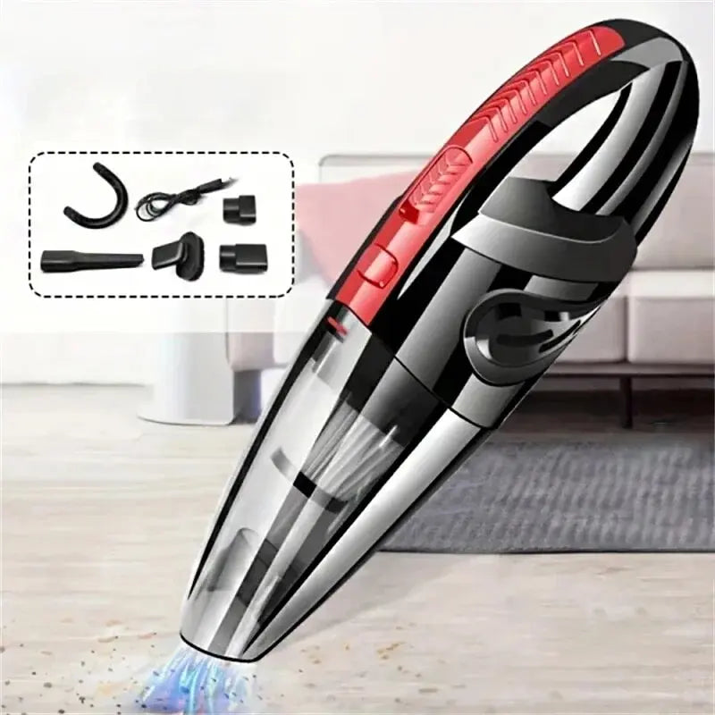 Wireless handheld portable car vacuum cleaner for pet hair by Pet Essentials Hub, compact and easy to use for cleaning car interiors.