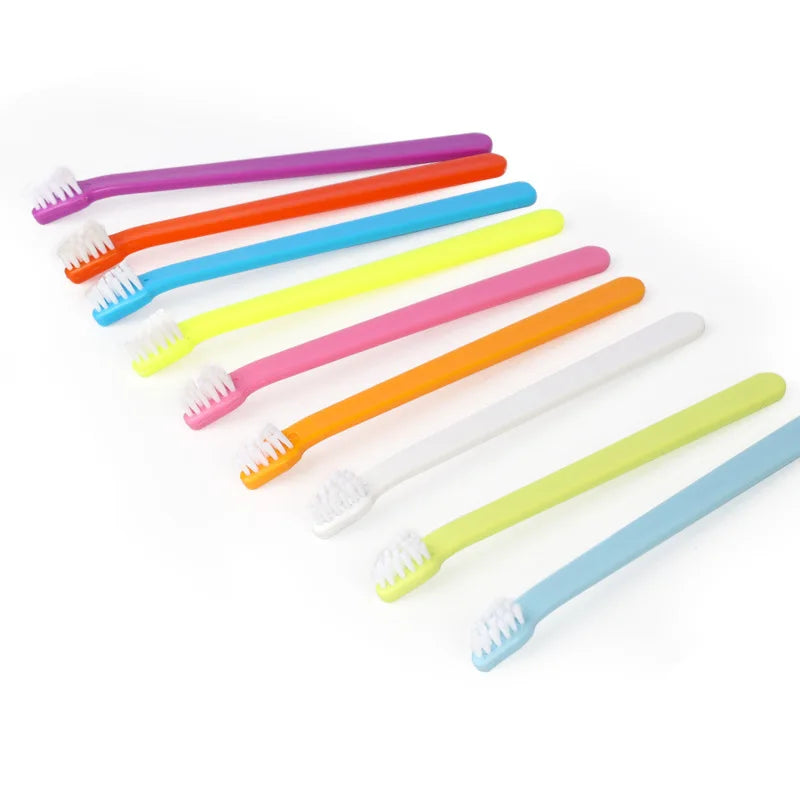 Pet Essentials Hub Vet Recommended Dog Toothbrush with micro head, part of pet dental care kit for effective dog oral hygiene.