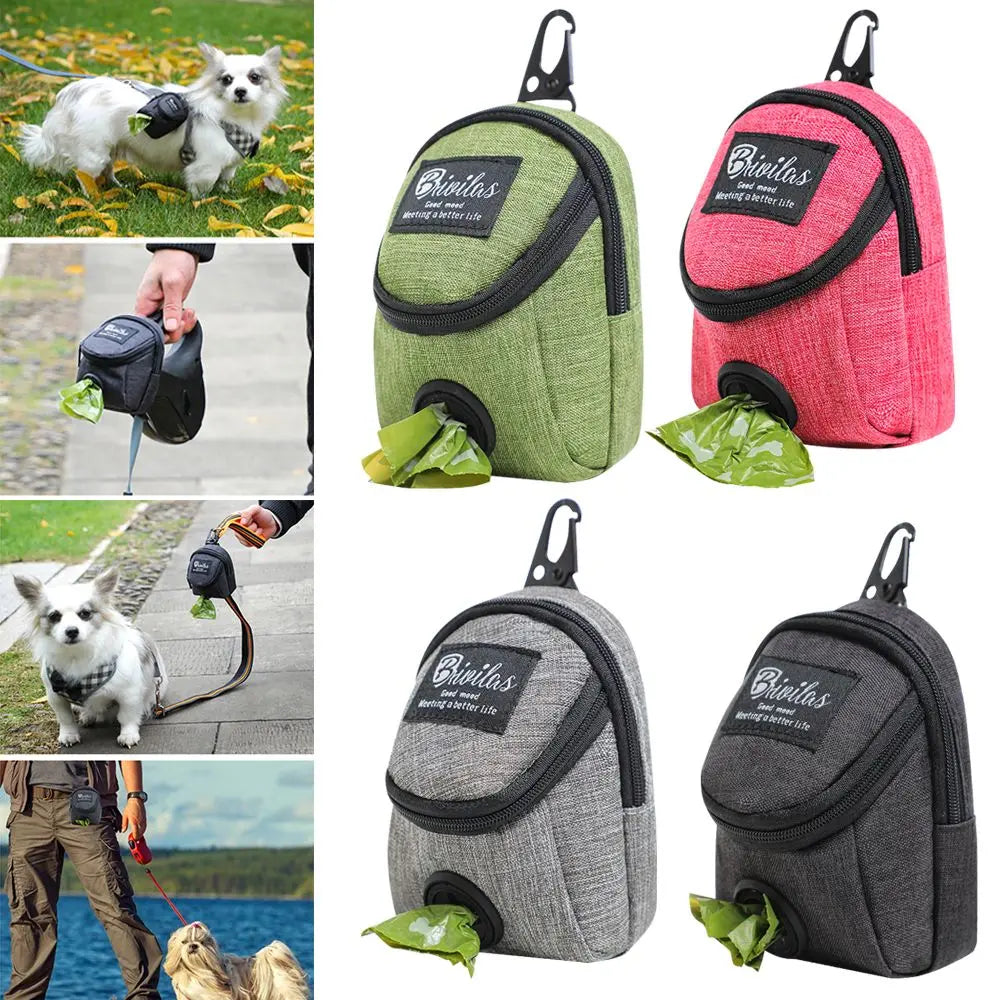 AllDay Goods portable dog training treat pouch with multifunctional travel design, compact and easy to carry for dog training sessions.