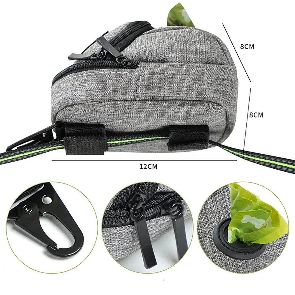 AllDay Goods portable dog training treat pouch with adjustable strap, compact travel bag for training and walks.