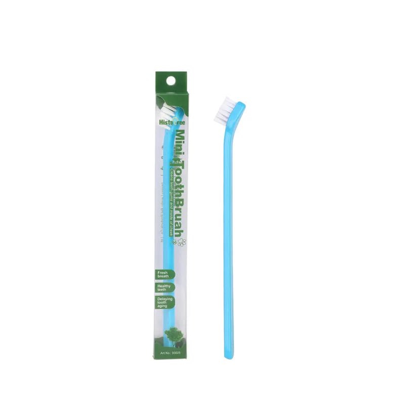 Pet Essentials Hub Vet Recommended Dog Toothbrush with micro head for effective pet dental care, shown with the dental kit.