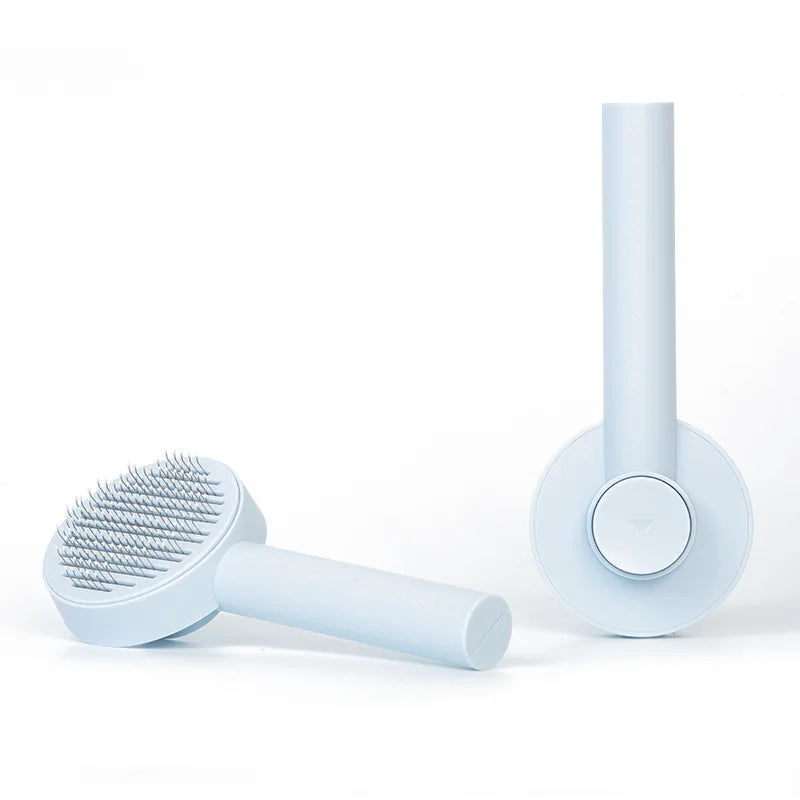 AllDay Goods pet grooming brush with massage comb for cats, designed to remove loose hair and reduce shedding.
