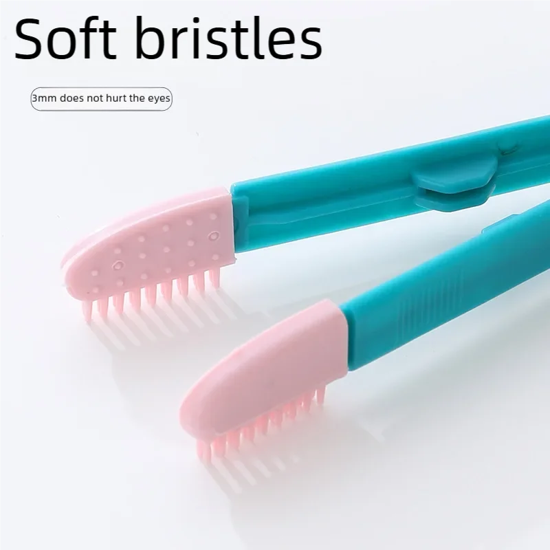 Blue pet eye tear stain cleaning comb from AllDay Goods, used for grooming and removing tear stains from pets.