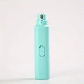 Battery-powered pet nail grinder by AllDay Goods for dogs and cats, showing the compact grooming tool with grinding tip.