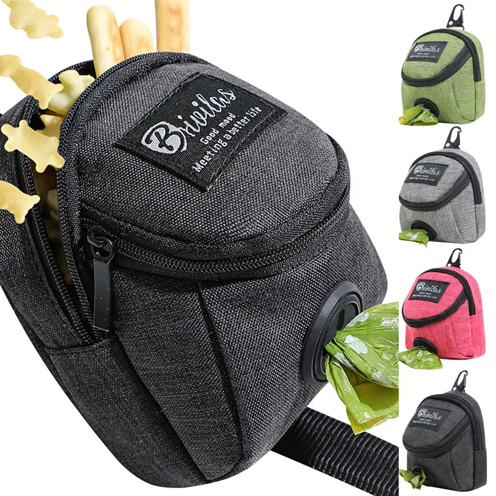 AllDay Goods portable dog training treat pouch showing a compact, multifunctional travel bag for pet training supplies.