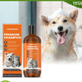 Natural pet shampoo for dogs and cats by Pet Essentials Hub, gentle grooming formula with soothing ingredients.