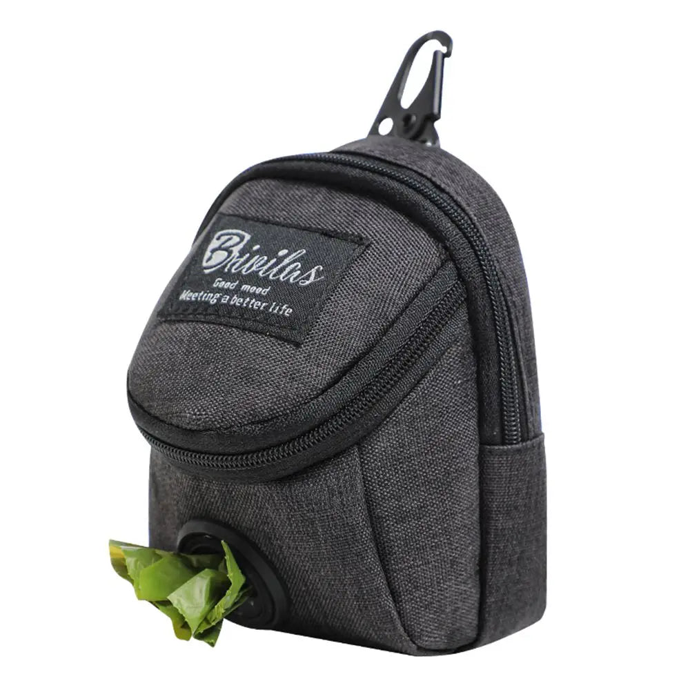 AllDay Goods portable dog training treat pouch with multiple compartments, ideal for travel and training sessions.