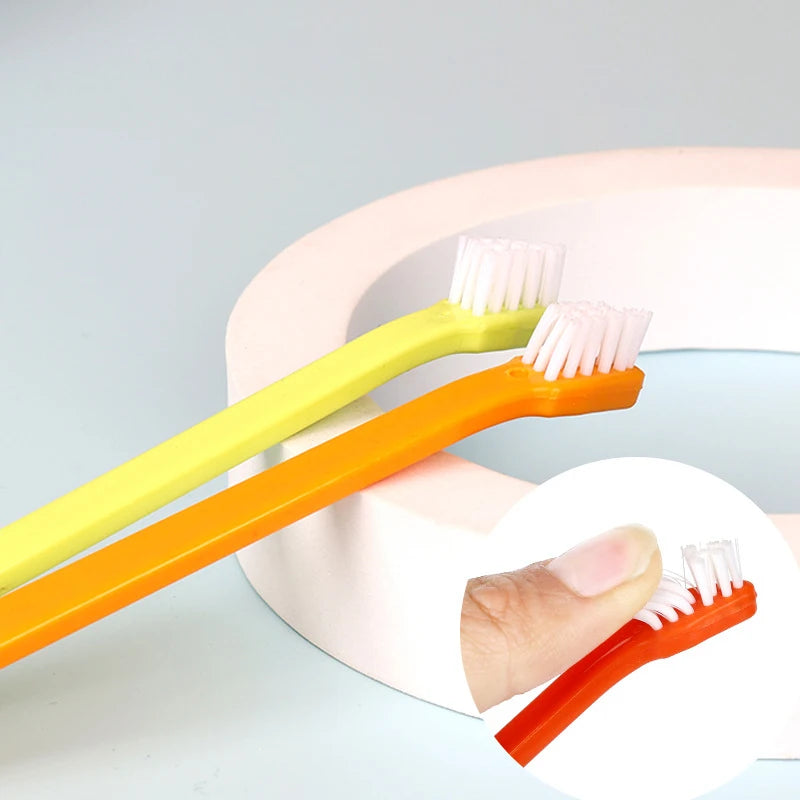 Pet Essentials Hub Vet Recommended Dog Toothbrush with micro head for effective pet dental care.