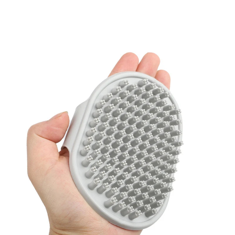 AllDay Goods cat grooming comb with massage brush and adjustable handle, designed for gentle pet grooming and detangling.
