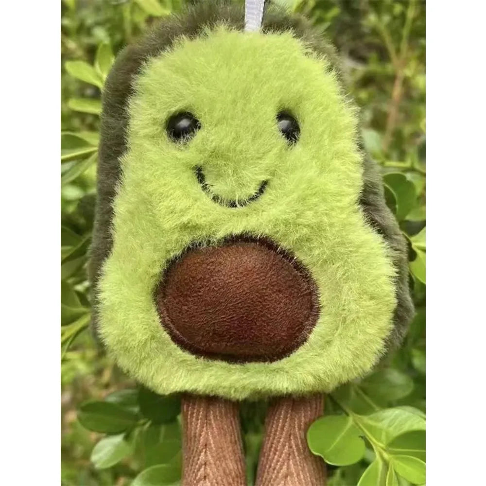 Cute plush avocado-shaped pet toy from Pet Essentials Hub, designed as a funny cat toy for playful cats.