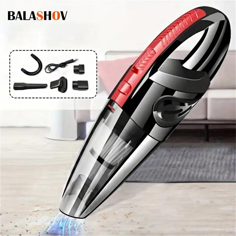 Wireless handheld portable car vacuum cleaner for pet hair by Pet Essentials Hub, compact and easy to use in vehicles.