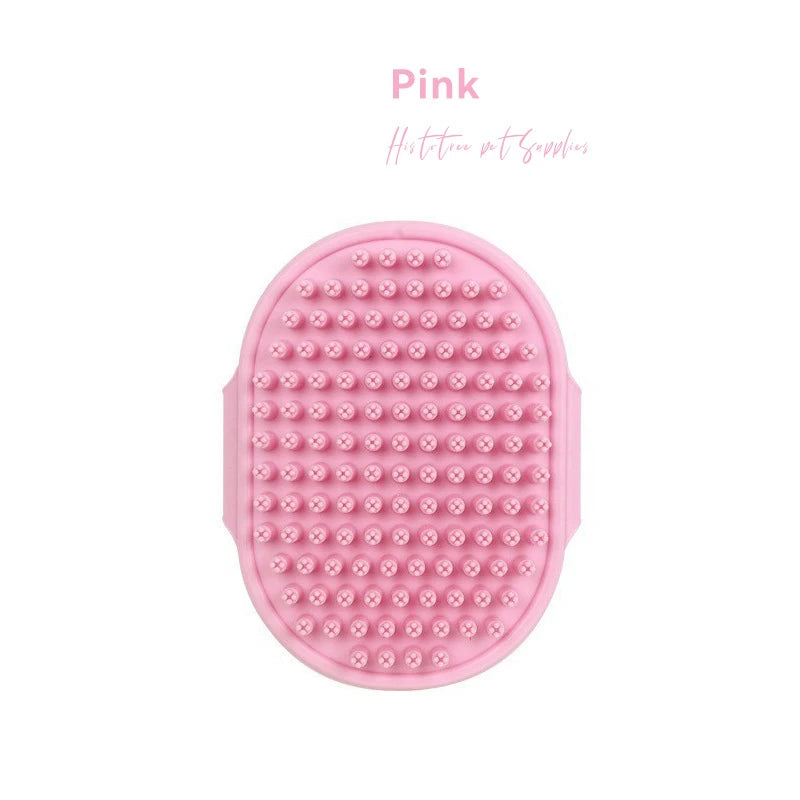 AllDay Goods cat grooming comb with massage brush and adjustable handle, designed for gentle pet grooming and fur detangling.