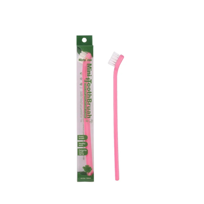 Pet Essentials Hub Vet Recommended Dog Toothbrush with micro head for effective pet dental care in a compact dental kit.