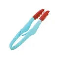 AllDay Goods pet silicone tear remover comb for eye cleaning, gentle grooming tool for pets with clear silicone bristles.