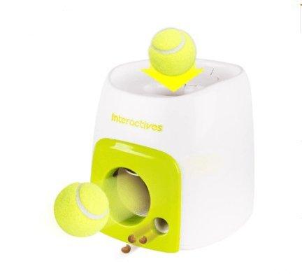 Dog Hugs Cat automatic pet training and feeding system with digital controls and a spacious feeder bowl for dogs and cats.