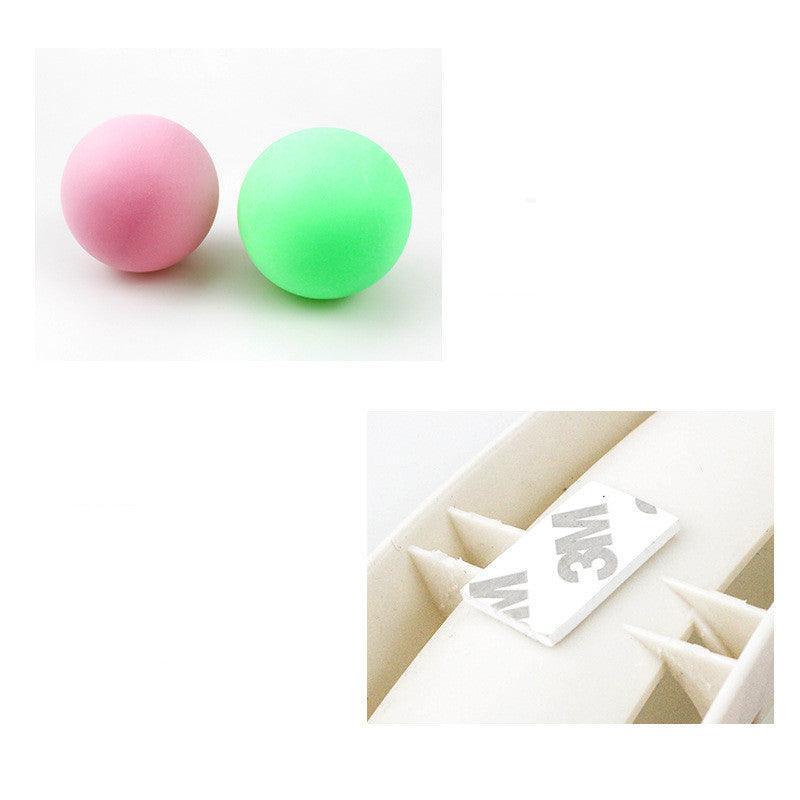 Dog Hugs Cat curved track interactive toy for cats, featuring a colorful curved track with a moving ball for engaging play.