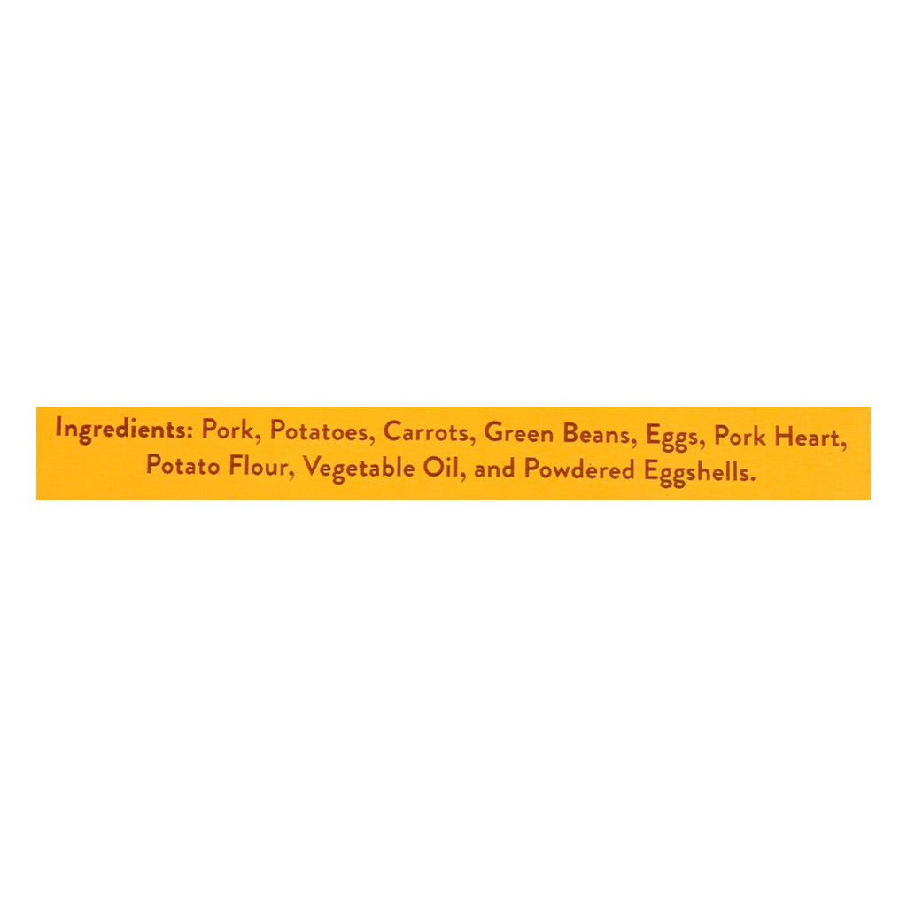 Pet Essentials Hub PRTPET Pork and Potato Dog Food, 8-pack of 9oz cans, featuring rich pork and potato ingredients for dogs.