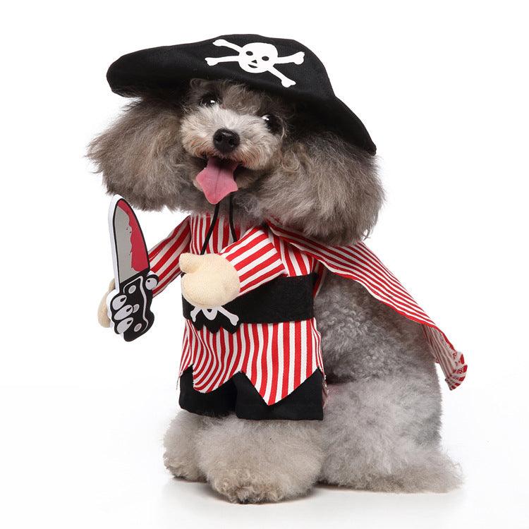 Cute cartoon dog Halloween and Christmas costume from Dog Hugs Cat, designed for pets, featuring playful pet clothing and accessories.